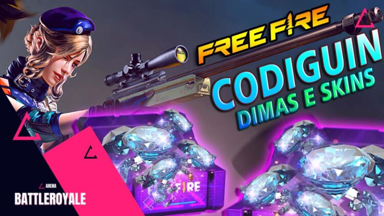 CODIGUIN FF Ganhe Skins e Diamantes no Free Fire (25 de Julho 2024)