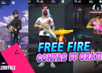 Contas de FF Grátis Com Skins Exclusivas e Dimas