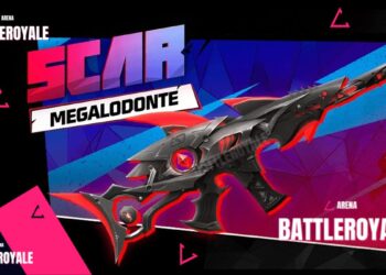 Free Fire Conquiste a Scar - Megalodonte no Escolha Royale