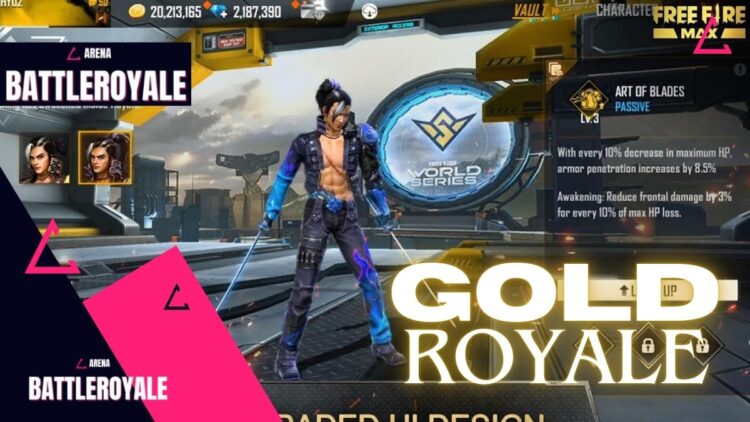 Free Fire MAX Novo Pacote Gold Royale Revelado para Agosto de 2024