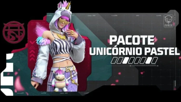 free fire pacote unicornio